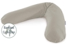 Theraline Stillkissen Original Mikroperlenfüllung Design 146 Lehmgrau,  Bambus-Kollektion