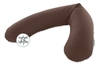 Theraline Stillkissen Original Mikroperlenfüllung Design 156 Kastanie,  Bambus-Kollektion