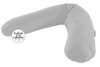 Theraline Stillkissen Original Mikroperlenfüllung Design 158 Grau,  Bambus-Kollektion