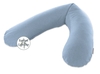 TheralineStillkissen Original Mikroperlenfüllung Design 154 Melange blau-grau,  Bambus-Kollektion