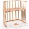 Tobi babybay Beistellbett Boxspring natur lackiert