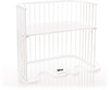 Tobi babybay Beistellbett Boxspring XXL weiß lackiert