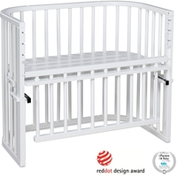 Tobi babybay® Beistellbett Maxi Comfort Plus weiß mit Matratze Klima