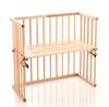 Tobi babybay Beistellbett Midi natur lackiert
