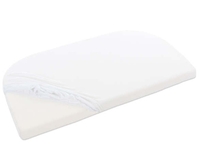 Tobi babybay Jersey Spannbezug XXL Organic Cotton weiß für Verlängerungsseite Originial,  Maxi,  Midi/Mini,  Boxspring und Trend
