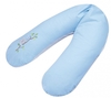 Zöllner 1426-3 Eulen blau Stillkissen 190cm
