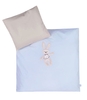 Zöllner Bettwäsche m. Applikation Kuschelhase blau 80x80cm