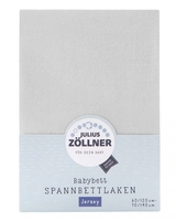Zöllner Jersey Spannbetttuch 51-hellgrau 70/140