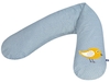 Zöllner Organic Cotton Stillkissen mit Applikation Happy bird blau 190cm