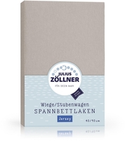Zöllner Spannbetttuch Jersey taupe 90/40