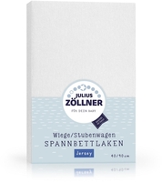 Zöllner Spannbetttuch Jersey weiß 90/40