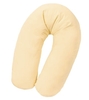 Zöllner Stillkissen 4020-0 uni ecru/creme mit Baumwollbezug und EPS Perlen 190cm