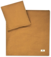 Zöllner Terra Musselin Bettwäsche zimt 80x80cm