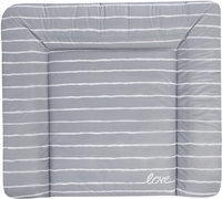 Zöllner Wickelauflage Softy Folie Grey Stripes 75x85