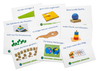 10 Montessori Postkarten mit Montessori Materialien