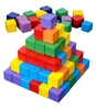 100 farbige Holzwürfel 2x2x2 cm