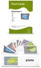 12 Bildkarten Englisch - dinnerware
