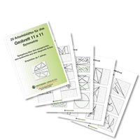 20 Arbeitsblätter für das 11x11 Geobrett (DOWNLOAD)