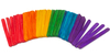 200 Holzstäbchen bunt