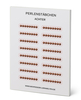 Achter-Perlenstäbchen,  Aufkleberblock mit 20 Seiten