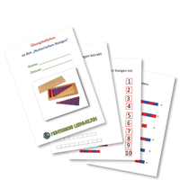 Arbeitsheft Numerische Stangen - Zahlen und Mengen eigenständig üben (DOWNLOAD)