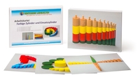 Arbeitskartei Farbige Zylinder und Einsatzzylinder