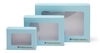 Aufbewahrungsbox mit Sichtfenster A4 blau
