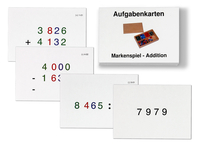 Aufgabenkarten für das Markenspiel