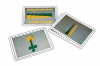Aufgabenkarten zu den Farbigen Zylindern