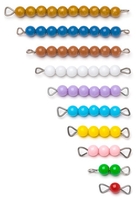 Bunte Perlenstäbchen 1 bis 10 - einzeln auswählbar