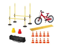 Fahrradparcours-Set (69-teilig) - inkl. Tasche