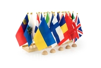 Flaggenständer Europa mit 44 Flaggen