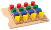 Geometrisches Holzpuzzle - Muster erkennen