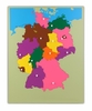 Große Montessori Puzzlekarte Deutschland