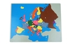 Große Montessori Puzzlekarte Europa