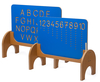 Große Nachspurtafel - Buchstaben und Zahlen nachspuren lernen