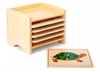 Kasten mit Tierpuzzles