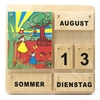 Kinder Lernkalender aus Holz - Dauerkalender