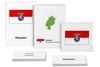 Legematerial und Karteikarten - Bundesländer,  Fahnen und Hauptstädte von Deutschland,  80-teilig (DOWNLOAD)
