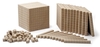 Mathematischer Würfel aus Recyclingmaterial,  121 Teile