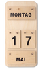 Montessori Dauerkalender aus Holz