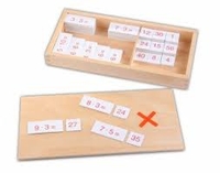 Multiplikationskasten aus Holz