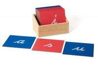 Sandpapierbuchstaben Schulausgangsschrift - Kleinbuchstaben
