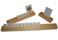 Setzleiste aus Naturholz - 50 cm