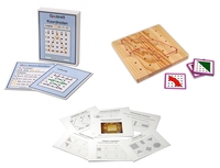 Sparset 5x5 Geobrett mit Lernwerkstatt und Arbeitskartei