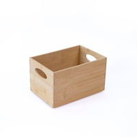 Stapelkiste aus Bambus,  24, 5 x 16, 5 x 15 cm