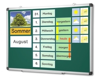 Wetterbeobachtung + Magnettafel KOMPLETTSET