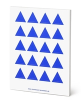 Wortartensymbol Adjektiv,  400 Aufkleber