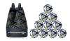 10er Ballset - Erima Hybrid Trainingsball (Gr. 5) - inkl. T-PRO Ballsack