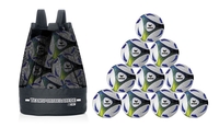 10er Ballset - Erima Hybrid Trainingsball (Gr. 5) - inkl. T-PRO Ballsack